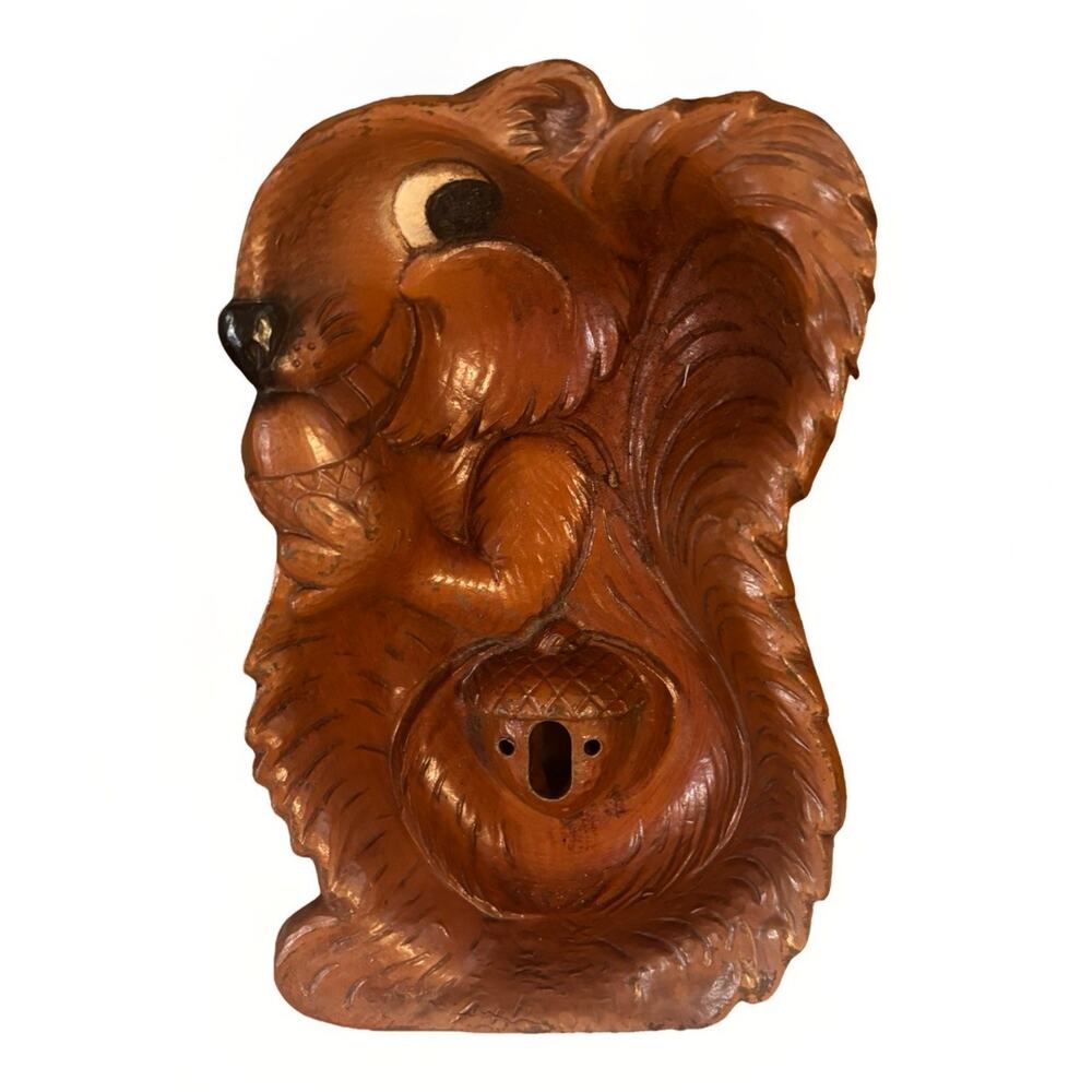 Vintage Squirrel Nut Bowl Tray Dish Multi Products USA Whimsy Decor Quirky
